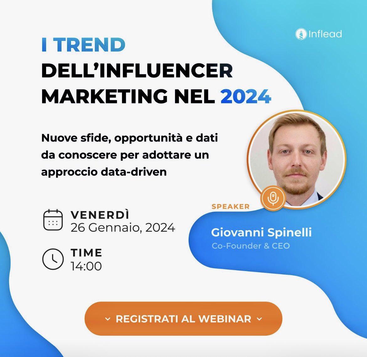 inflead's tweet photo. Deinfluencing, sostenibilità, A.I. e creators: cosa ci dobbiamo aspettare dall’#InfluencerMarketing per il 2024?

🗓️ 26.01 ore 14

👇🏼 Registrati all’evento:
https://t.co/HwwdINw0v5 https://t.co/00VUXr1htx