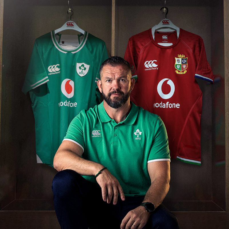 IrishRugby's tweet photo. Introducing the new Lions Head Coach! 🦁

#IrishRugby @lionsofficial
