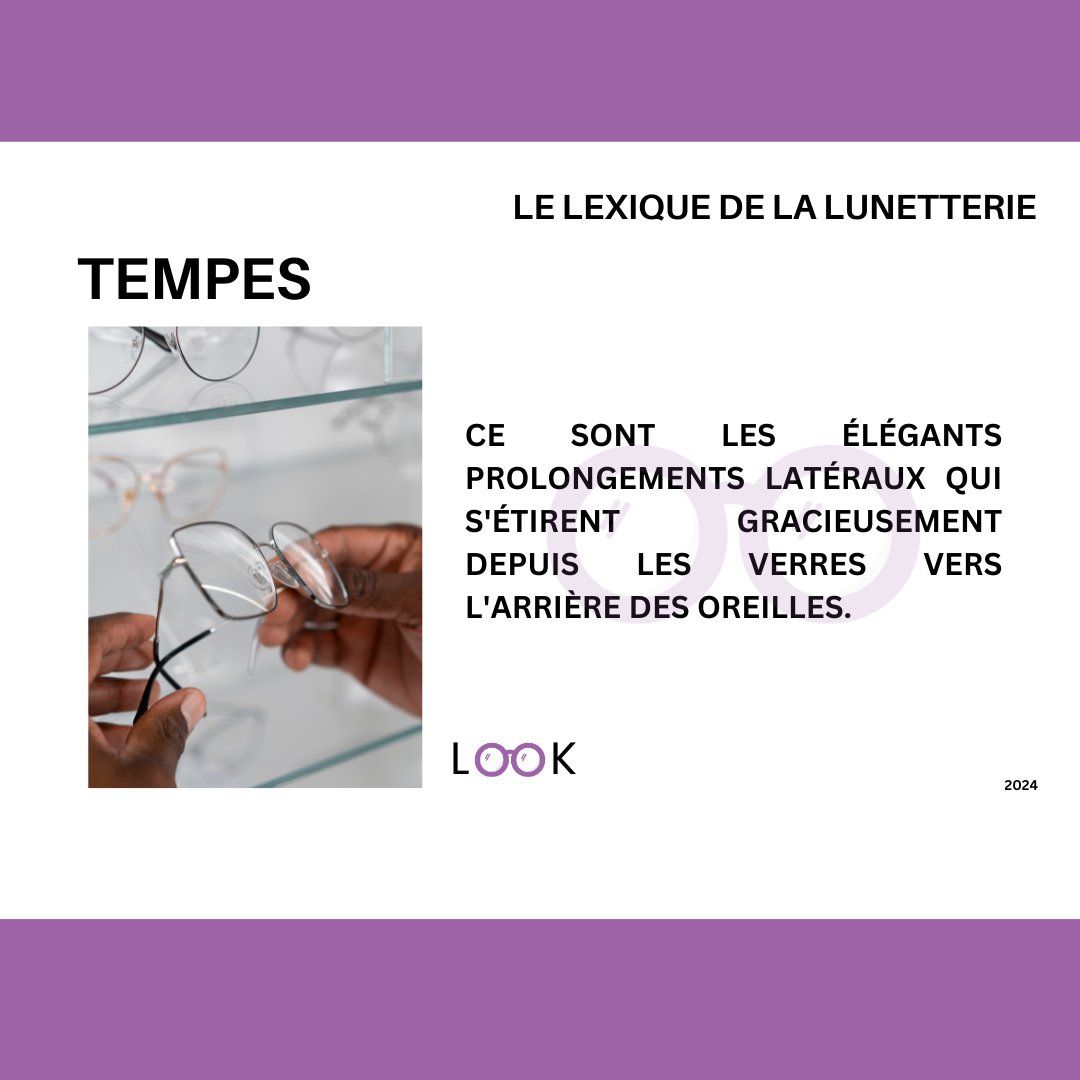 lookupdatebj's tweet photo. Hello L👀K People 🌹

Aujourd'hui nous parlerons des #temps.

 Leur rôle est essentiel : maintenir en douceur les lunettes en place, offrant ainsi un soutien raffiné et une adaptation confortable au visage.

Le savez-vous ?

#TT229
#LOOK https://t.co/A9pQ6FbEzP