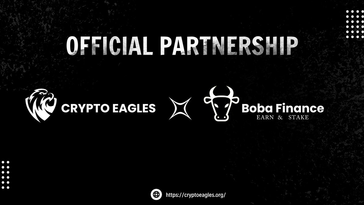 Boba Finance (@realbobafinance) on Twitter photo 🚀 Exciting news!
We're pleased to share our strategic collaboration with <a href="/CryptoProject6/">Crypto Eagles</a> 🎉
In the rapidly evolving landscape of decentralized finance (DeFi), where innovation is the heartbeat and users seek cutting-edge solutions, Boba Finance (BFI) emerges as a beacon of 🚀 Exciting news!
We're pleased to share our strategic collaboration with <a href="/CryptoProject6/">Crypto Eagles</a> 🎉
In the rapidly evolving landscape of decentralized finance (DeFi), where innovation is the heartbeat and users seek cutting-edge solutions, Boba Finance (BFI) emerges as a beacon of