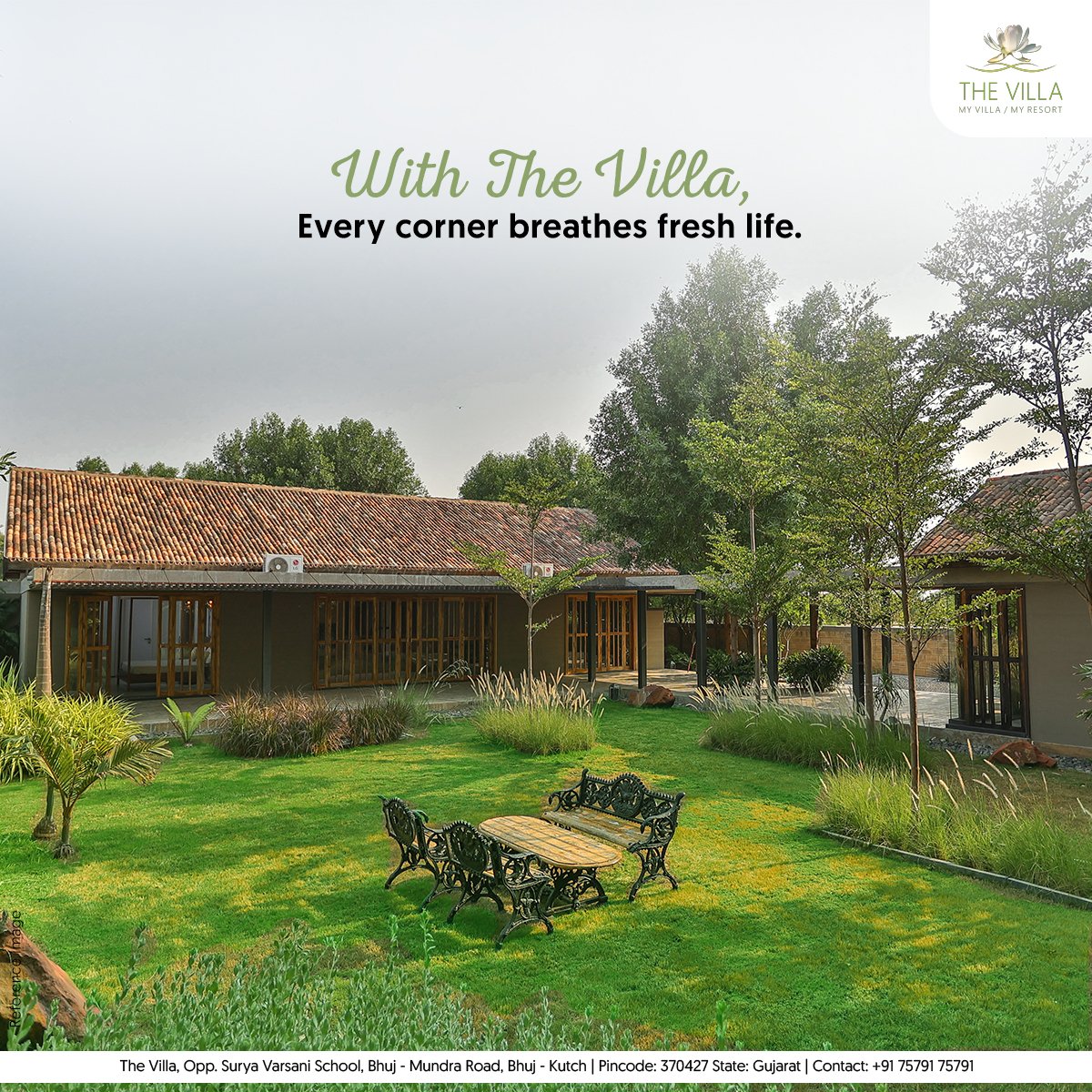 Embrace a green lifestyle at The Villa, where nature seamlessly blends with luxury, striking a perfect balance between modern comfort and eco-conscious living.

#TheVilla #TheVillaExperience #UnmatchedElegance #ConvenienceRedefined #PremiumResidence  #RealEstate #Gujarat #Bhuj