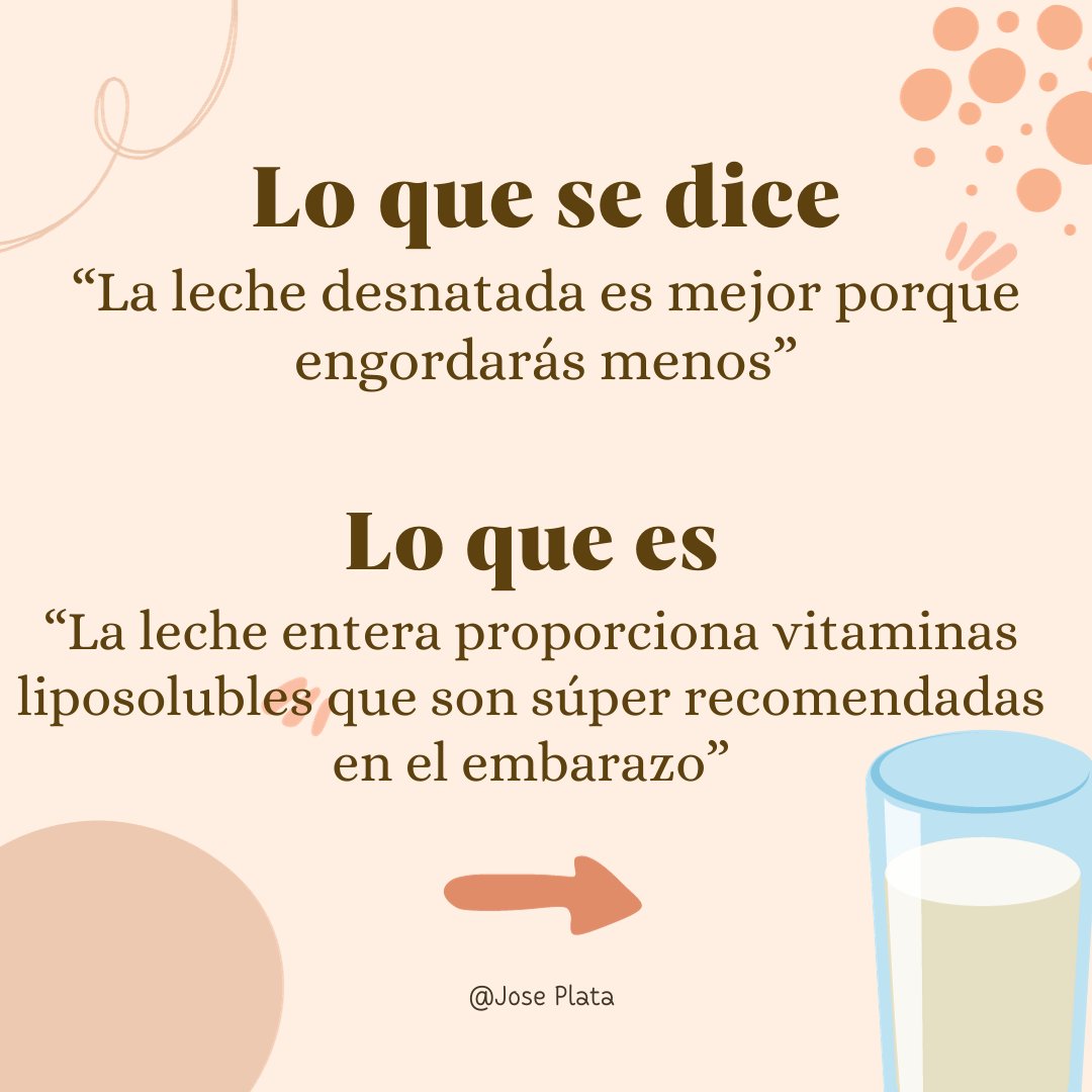 NutrInformatic's tweet photo. SOBRE LOS LÁCTEOS DESNATADOS. https://t.co/L5toPiw7dG