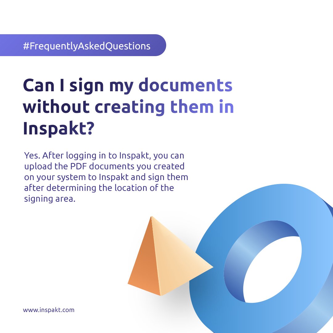 inspaktcom's tweet photo. What is a timestamp?

How do I sign a document?

Can I sign my documents without creating them in Inspakt?

#DigitalTransformation #DigitalSignature #BiometricSignature #ElectronicSignature #DigitalizingTrust #TrustBuilder #Paperless #FAQ https://t.co/Mq8fI7McXB
