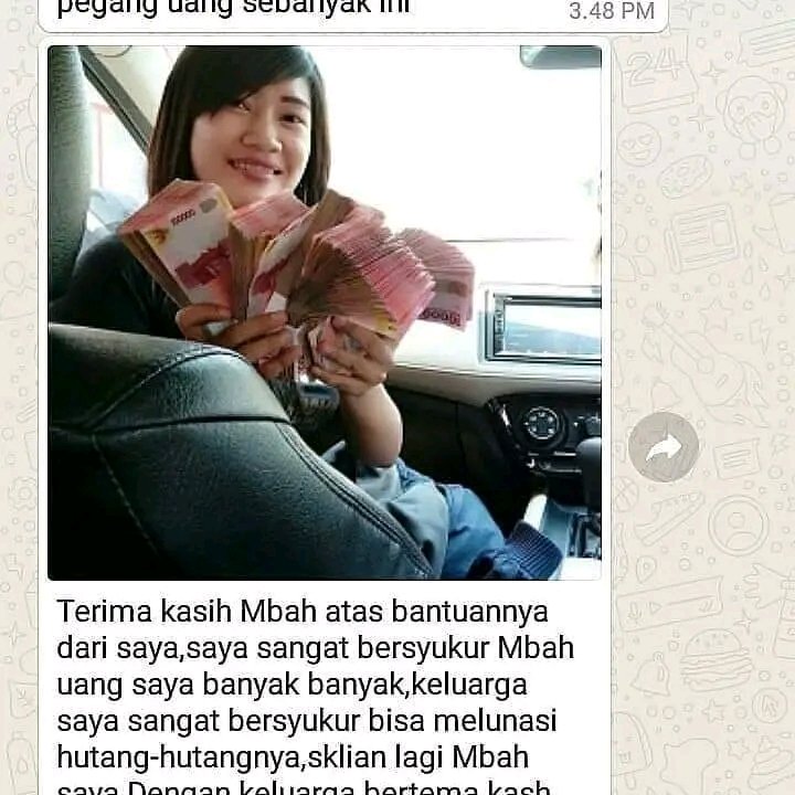 SamsuddinK56629's tweet photo. Assalamualaikum wr wb.
Bagi yang punya masalah ke uangan asmara
Hubungi Kyai Samsuddin
WhatsApp +087740870075
Alamat: JI. Pesarean wonosari malang Jawa Timur.
#peletputargiling #pesugihangunungkawi #tkwhongkong #pesugihanasli #tkwarabsaudi #penarikan
#UangGoib https://t.co/JyVgPUYCT8
