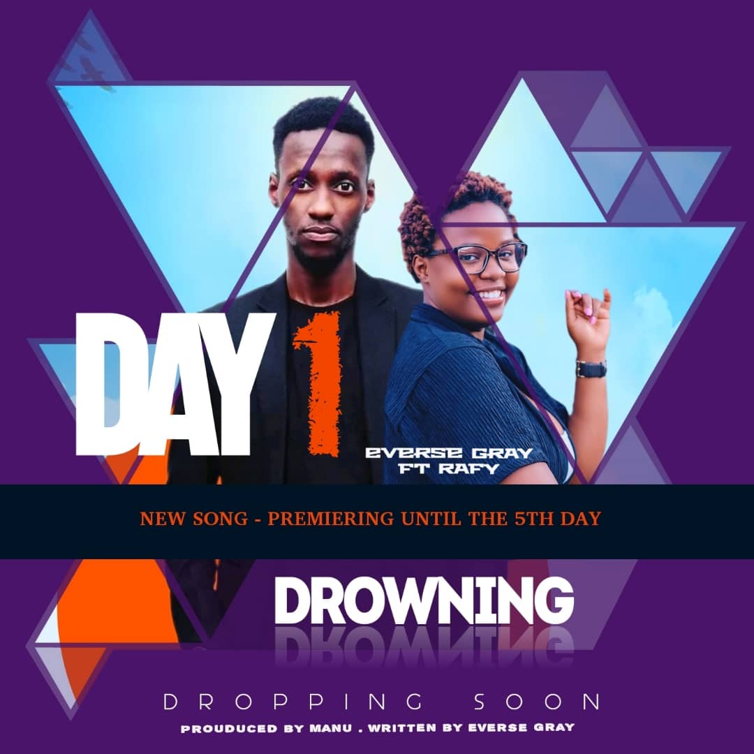 NEW SONG PREMIER ON COUNTDOWN

The long-awaited project from Everse Gray is on a countdown for it's release on the 5thday.

SONG  : Drowning 
ARTIST: Everse Gray ft Rafy 
GENRE : Christian hip-hop & RnB music. 

#GospelMusic
#christianhiphop 
#newtune