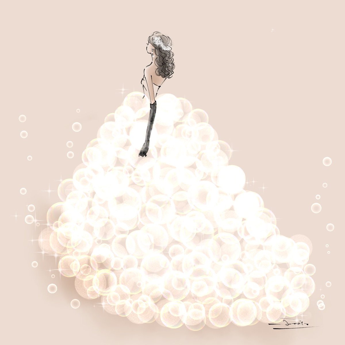 KunikoNft's tweet photo. 泡🫧なドレス

久しぶりのドレスイラスト

#illustration 
#ウェディングドレス https://t.co/fLXNGo87Nj