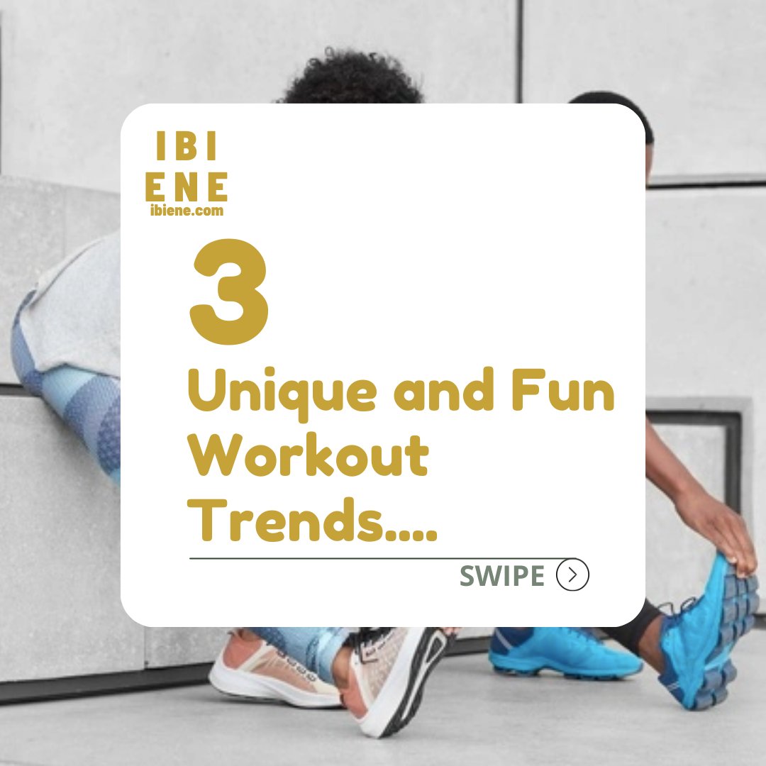 ibienemagazine's tweet photo. Promise yourself to never have a boring workout sessions again. Yes! It's possible with these trends. It's all in the tweets Share with family and friends.
Follow Ibiene Magazine for more.
#ibienemagazine #fitness #bodygoals2024 https://t.co/4jw0rVZXao