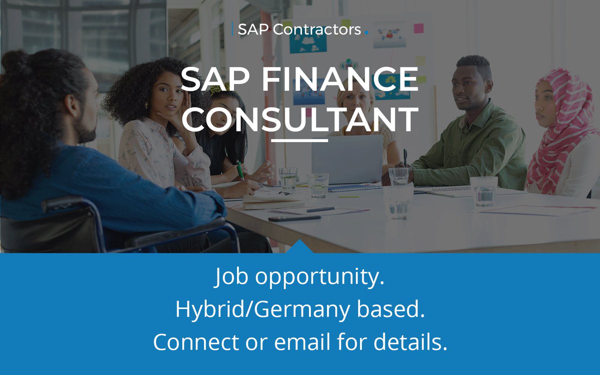 JOB OPPORTUNITY: SAP Finance Consultant - German Speaking Salary: €120,000 per Annum Location: Hybrid/Germany For details, please contact Danny Warren on Danny.Warren@sapcontractors.com SAP #SAPJobs #S4HANA #SAPFICO #SAPERP #Cloud