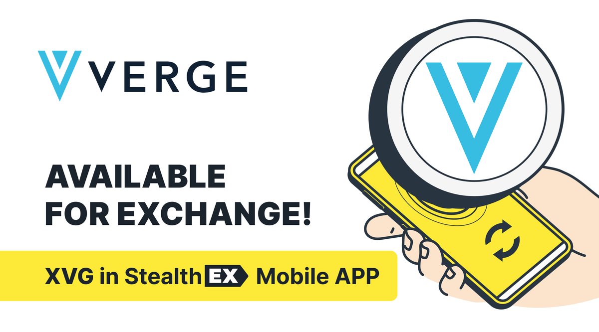 #DeFi asset for everyday life 🤩

<a href="/vergecurrency/">VergeCurrency $XVG</a> is a secure and user-friendly digital currency built for everyday transactions

Get $XVG on StealthEX Mobile App!

Google Play 👉bit.ly/3Dsuh4G

Swap on web 👉stealthex.io/?to=xvg

No limits &amp; registration, 1400+ assets