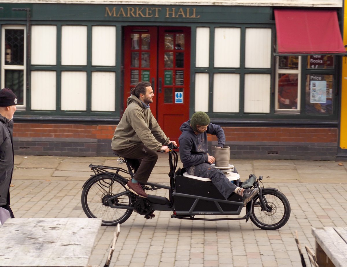 Balance is everything!

Thanks to <a href="/officialtfgm/">Bee Network</a> and the Community Access Fund, helping us shape a more sustainable future for our operations.  @riesemuller - the Load 75!
We'll be wheeling up to: facilitate workshops, deliver furniture, collect materials and generally get about!