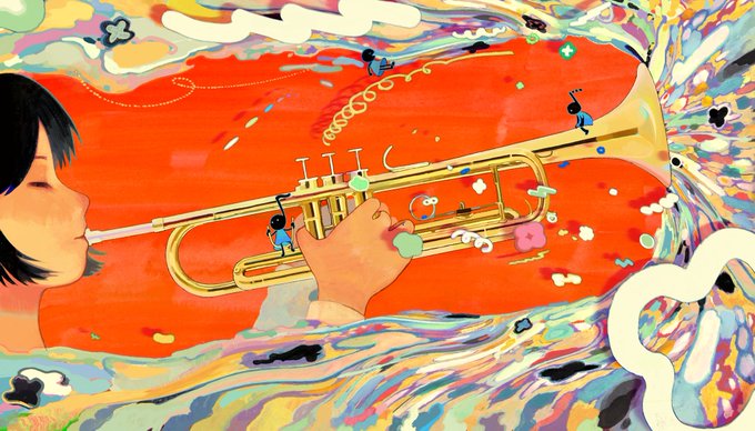 「trumpet」 illustration images(Latest｜RT&Fav:50)