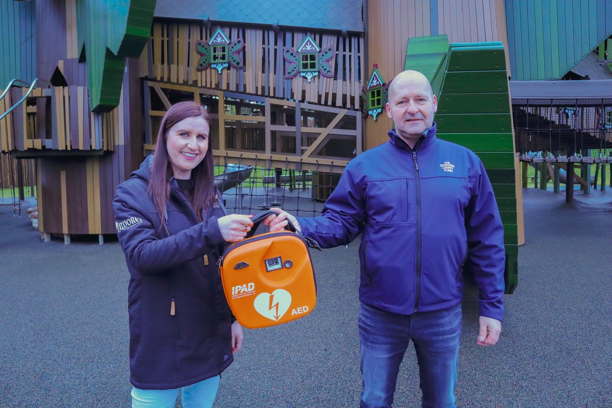 🌟 A huge thank you to Dougie and the wonderful team at The Stephen Carey Fund for helping us to secure an additional defibrillator for our Lilidorei site. The Stephen Carey Fund's story is hugely inspirational, saving lives together. @1StephenCarey