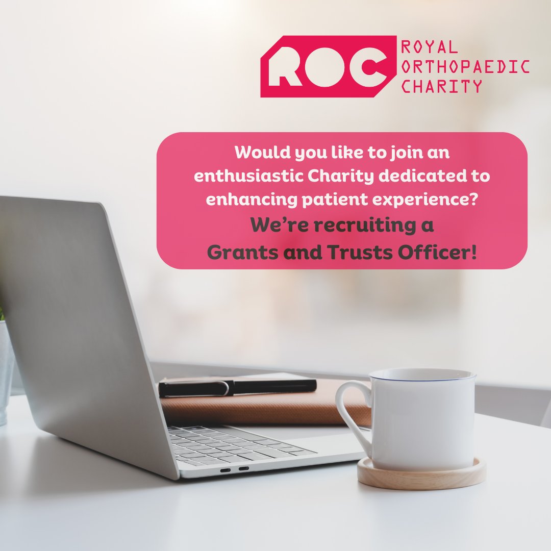 Are you a talented writer passionate about making a difference? 📝 We're looking for a skilled Grants and Trusts Officer to join our team! Apply here: tinyurl.com/29a2tn2n or email roc@nhs.net for more details.