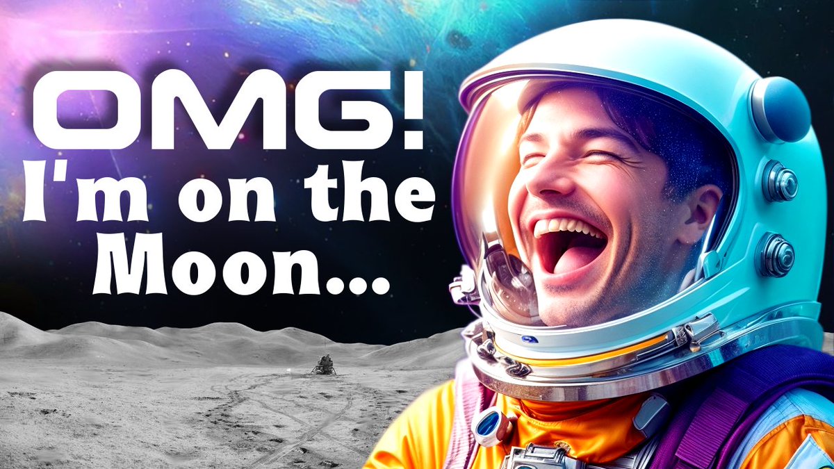 OMG this channel is gold, just discovered how it looks when you walk towards planet Earth - ON THE MOON! youtube.com/watch?v=KFgovG… Gosh, I'm afraid I'm a little freaking out right now... 😂🤣