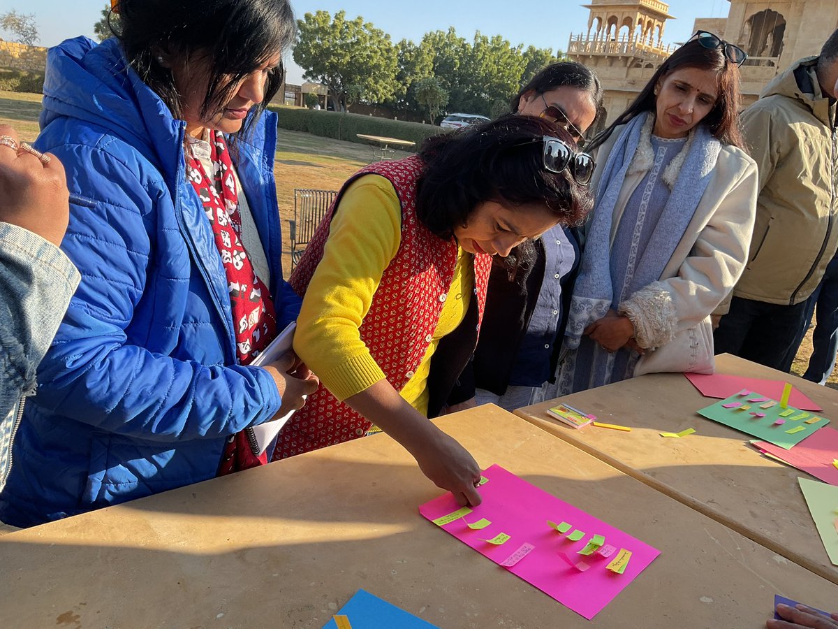 TDC Program offsite sessions kicked off at Jaisalmer along with DIET Facilitators, DoE officials & knowledge partners. Offsite session focusing on 'Enhancing Teaching & Learning' commenced with an engaging energizers, expectation-setting session & journey of program.