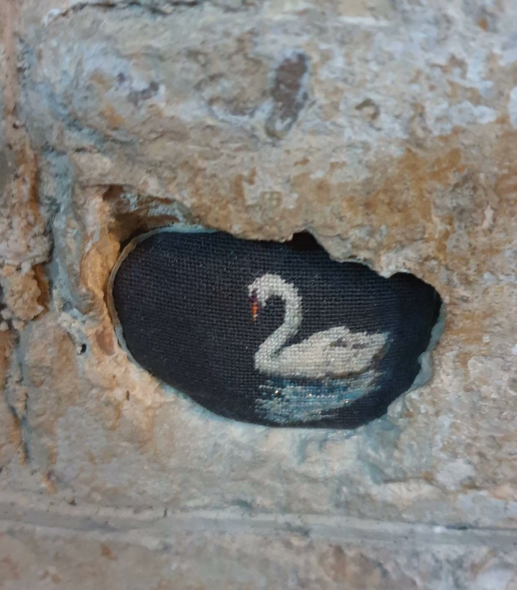 VisitHeartYorks's tweet photo. 12 miniscule embroideries lodged in nooks and crannies at Selby Abbey. Inspired by over 900 years of history by Serena Partridge, a local artist, and feature pieces showing Selby swans, Dame Judi Dench and more. The Abbey is open 10am until 4pm daily. Images: Ravage Photography https://t.co/hzoTapiW0p
