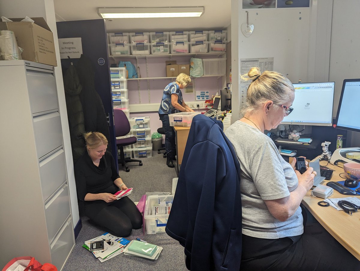 LothianTVN's tweet photo. The team are working hard to get the direct referral boxes ready to hand out to our Care Homes! Go live date of 5th February is coming in fast 🤩 https://t.co/Tv8LCfVG42