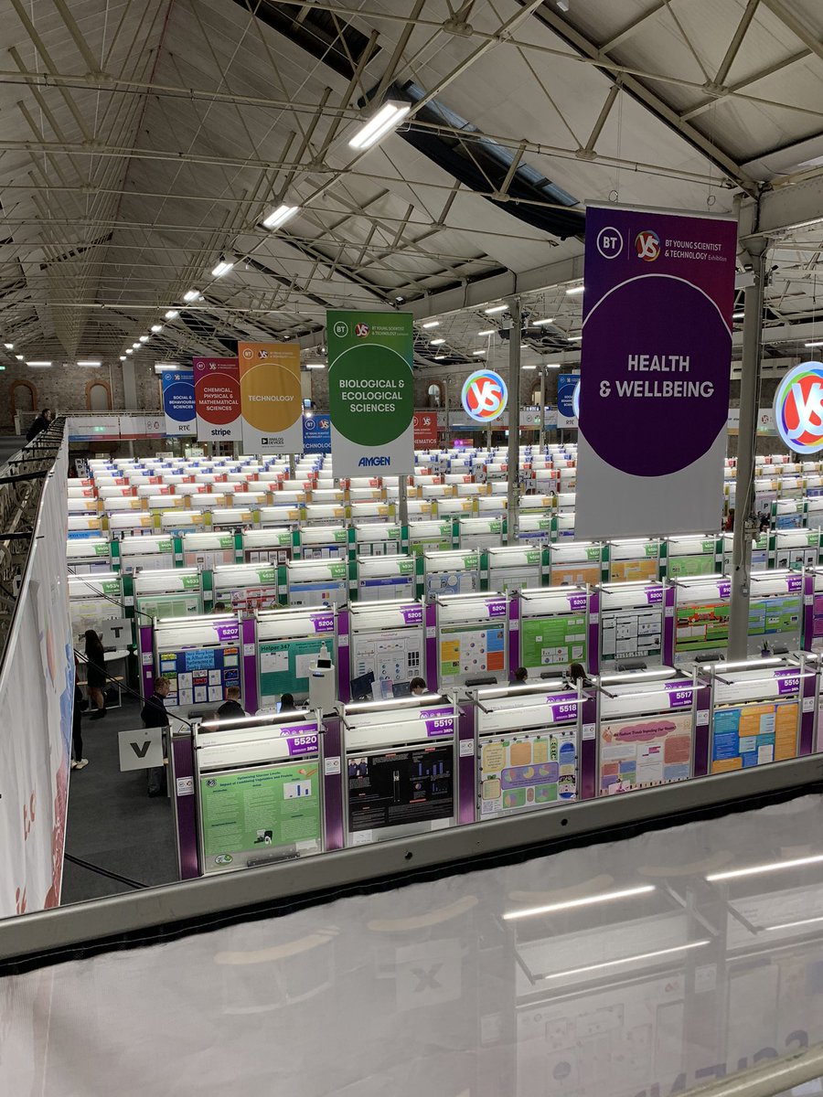 Day 2 of judging in full swing at @BTYSTE. A total of 40,000 members of the general public will join us to experience the wonderful creative projects on show from 550 students. An epic buzz around new category “health and well-being”! #BTYSTE2024 #btyse