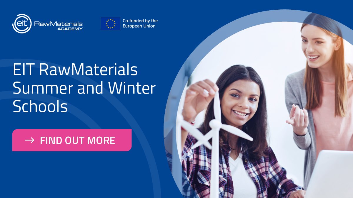 🚀 EIT RawMaterials #SummerandWinterSchools are your ticket to learn more about #rawmaterials and #entrepreneurship! Expand your network with leading organizations in the European raw materials sector &amp; stay updated on the latest developments! 🚀 sws.eitrawmaterials.eu