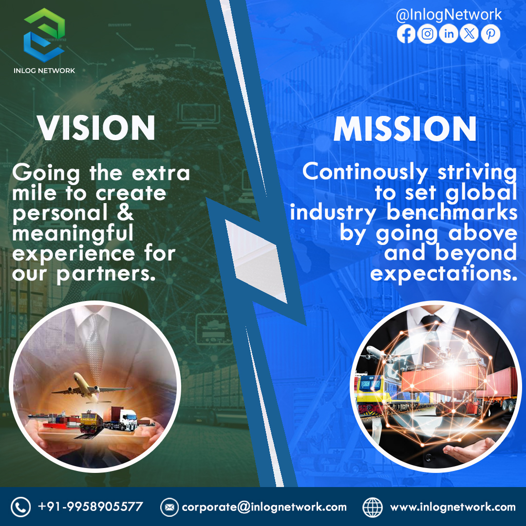 Inlog_Network's tweet image. Our Vision: Going the extra mile to create personal &amp;amp; meaningful experiences for our partners.

Our Mission: Continuously striving to set global industry benchmarks by exceeding expectations.

#LogisticsCompany #INLOGNetwork