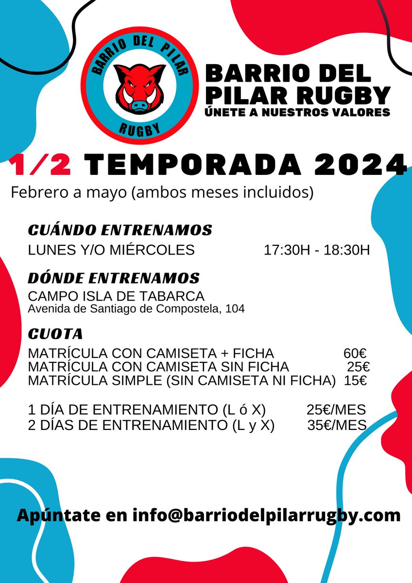 Hemos arrancado 2024 con energía y proponiendo más entrenamientos atractivos y con varias acciones en marcha. ¡Vente! ¡Rugby!