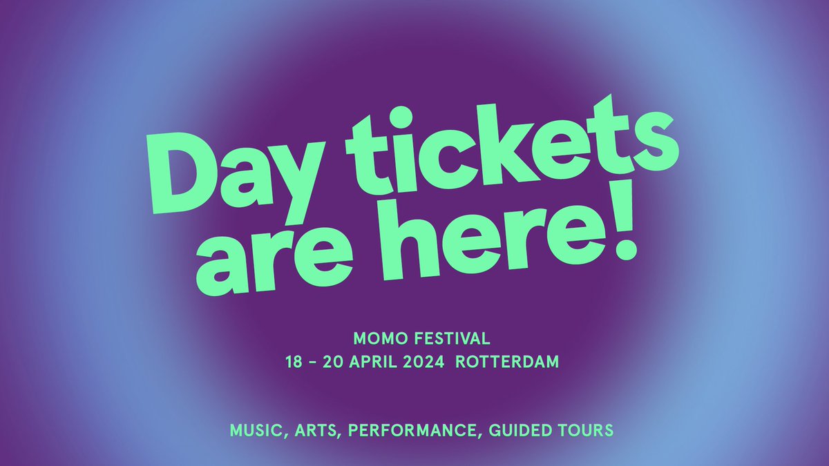 Go get your day ticket now, and join the MOMO mania in April.

motelmozaique.nl