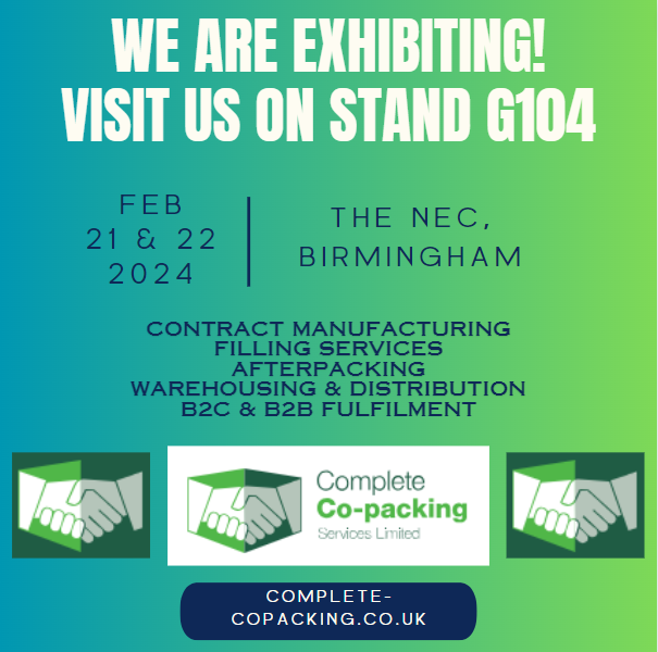 6 weeks to go until the Packaging Innovations 2024 at The NEC Birmingham! Come and visit us to discuss our services.

Please see the link below to register:

register.visitcloud.com/survey/3h156ke…

#PackingInnovations2024 #Contractpacking #fulfilment #copacking