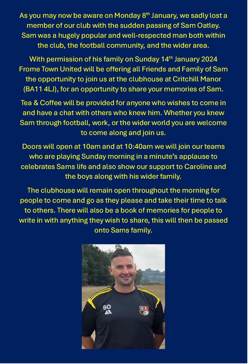 Frome Town United FC (@frometownunited) on Twitter photo 