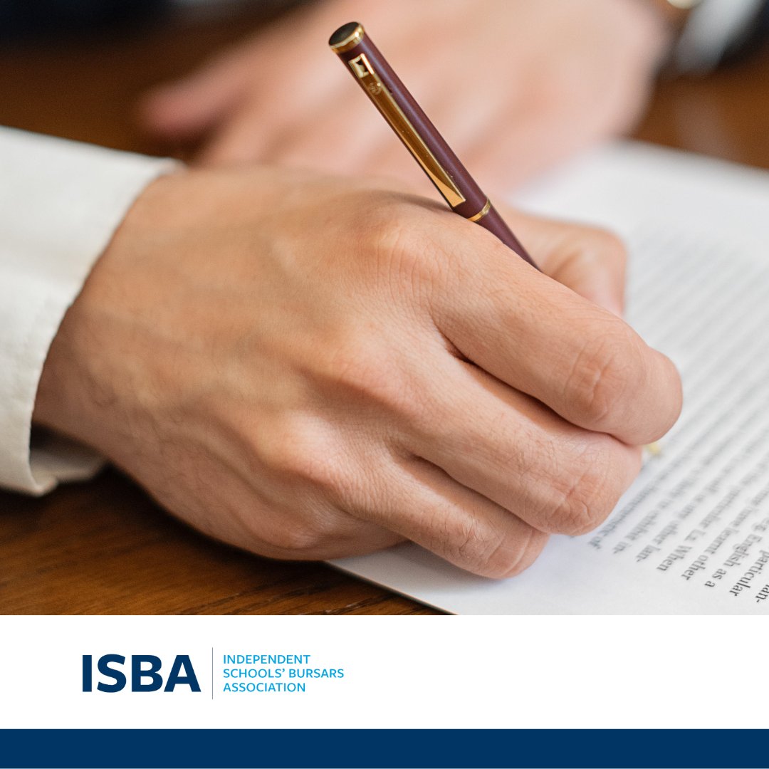 ISBA members, join us tomorrow from 11am to 12 noon for our next #webinar ‘Assessing a hirer’s safeguarding arrangements’. You can log in to review the full list of webinars and book your place here: members.theisba.org.uk/cpd/courses-an… #isba #isbapd #bursars #independentschools