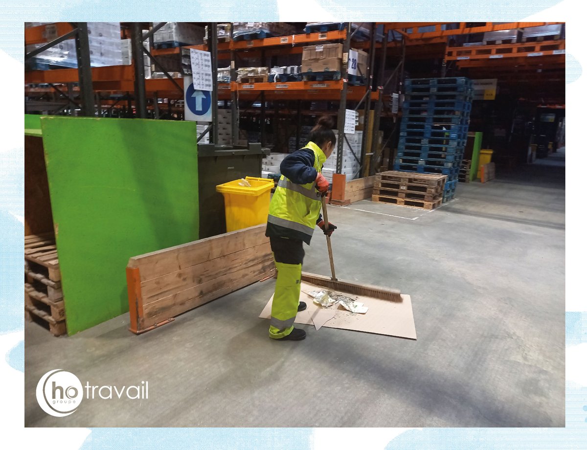 > Nettoyage des sols, bureaux et locaux sociaux des entrepôts Auchan et Sofrilog à Blanquefort