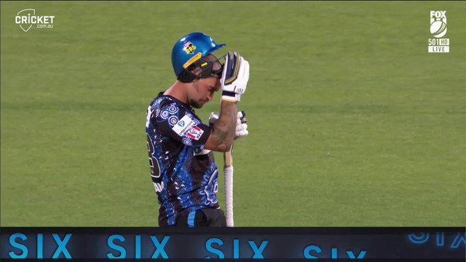 50 off just 25 balls for Jake Weatherald 🔥 📹 Credits: Twitter/BBL