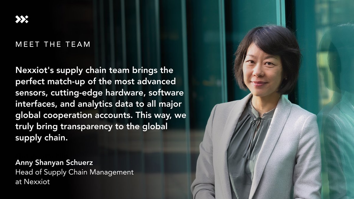 Anny's leadership at Nexxiot is helping transform global supply chain operations with real-time #visibility.

🔗 Find out more about our team, values and mission: lnkd.in/gbCKCS6U

#meettheteam #tradetech #assetintelligence #supplchain #innovation #ai #bigdata