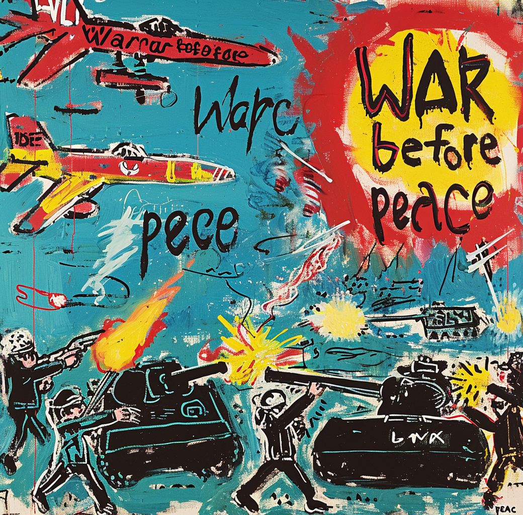 hmarts1993's tweet photo. War No Peace Society #5
#StopWar #ArtGallery #PopCulture #ContemporaryArt #DigitalArt #AIart #GenerativeArt #AI https://t.co/m0QhwE7u69