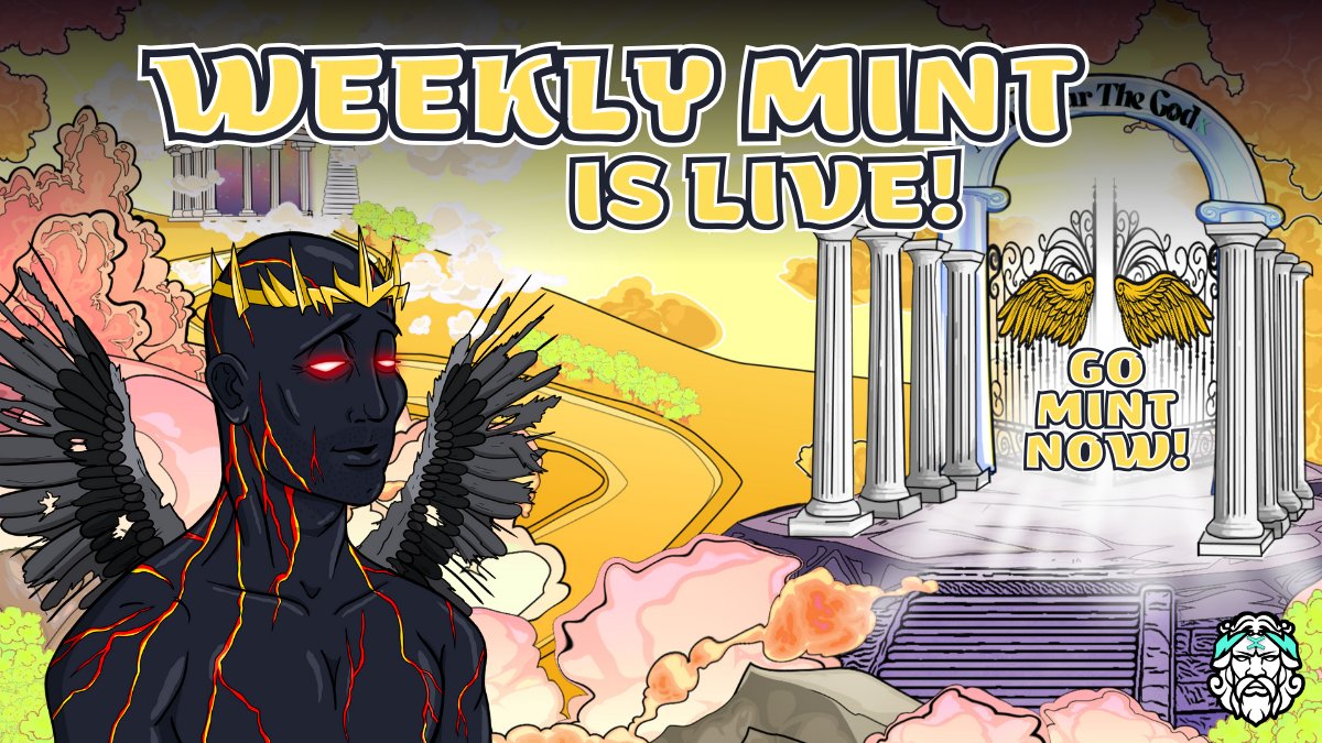 🚨Dive into the chaos🚨

The Weekly Mint extravaganza is LIVE, Degens!
Seize the moment until Sunday to stock up on The Godx, the more, the merrier🍾

👉thegodx.club/mint

🎁Every 25 mints will giveaway 0.25 $EGLD to who minted

👍, RT,Tag 3 frens for a chance at 0.33 $EGLD