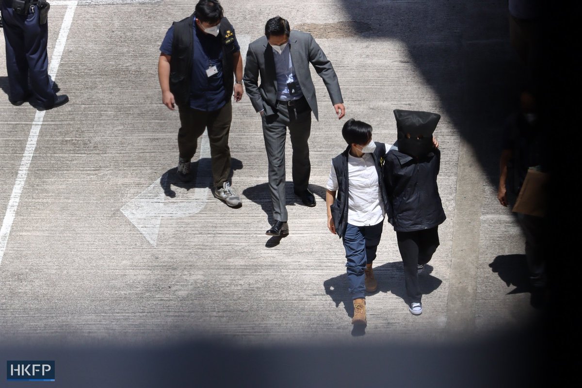 Quinn Moon, of the #HK12/#12港人 who tried to flee to Taiwan by boat, plead guilty to perverting course of justice &amp; explosives possession (boyfriend's pipebomb, tennis ball w/ matchheads). Already 41 months in prison (24 in China, 17 on remand in HK). Sentencing Jan  31.