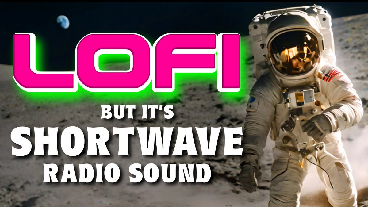 Had just a closer look, yes, seems to be AI generated footage. Nevertheless, the soundscapes are -  WOOOOOW!!!! Now I wanna live on the moon........ 😍 youtube.com/watch?v=HadE8i… #lofi #lofishortwave #shortwave
