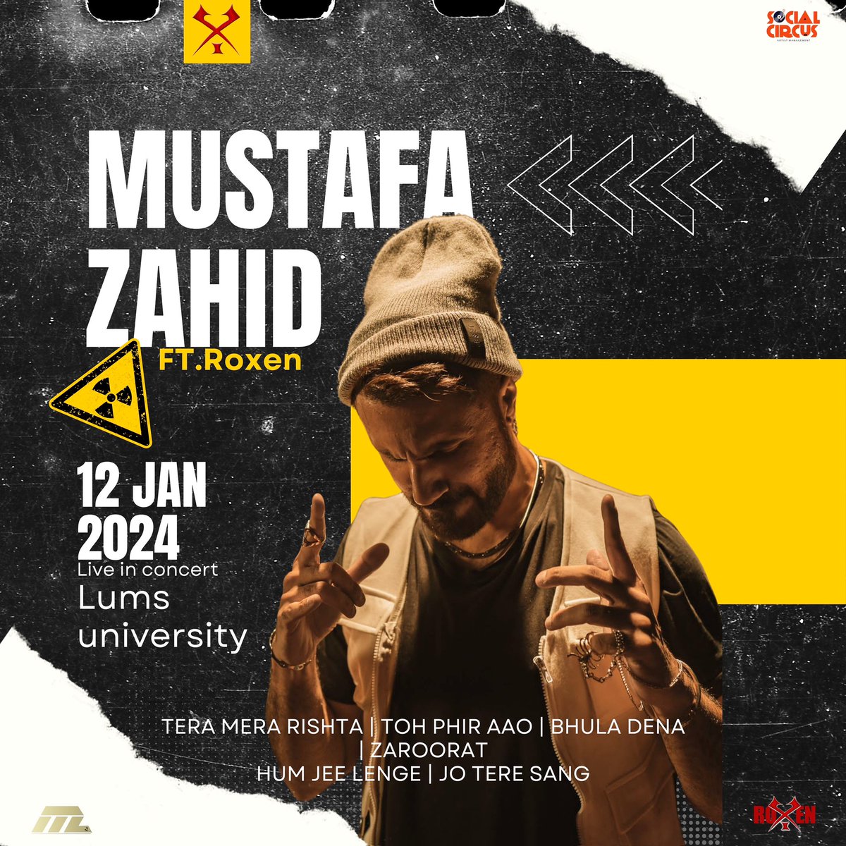 Should be good fun tomorrow at LUMS with @rocknroxen. #mustafazahid #roxen #giglife