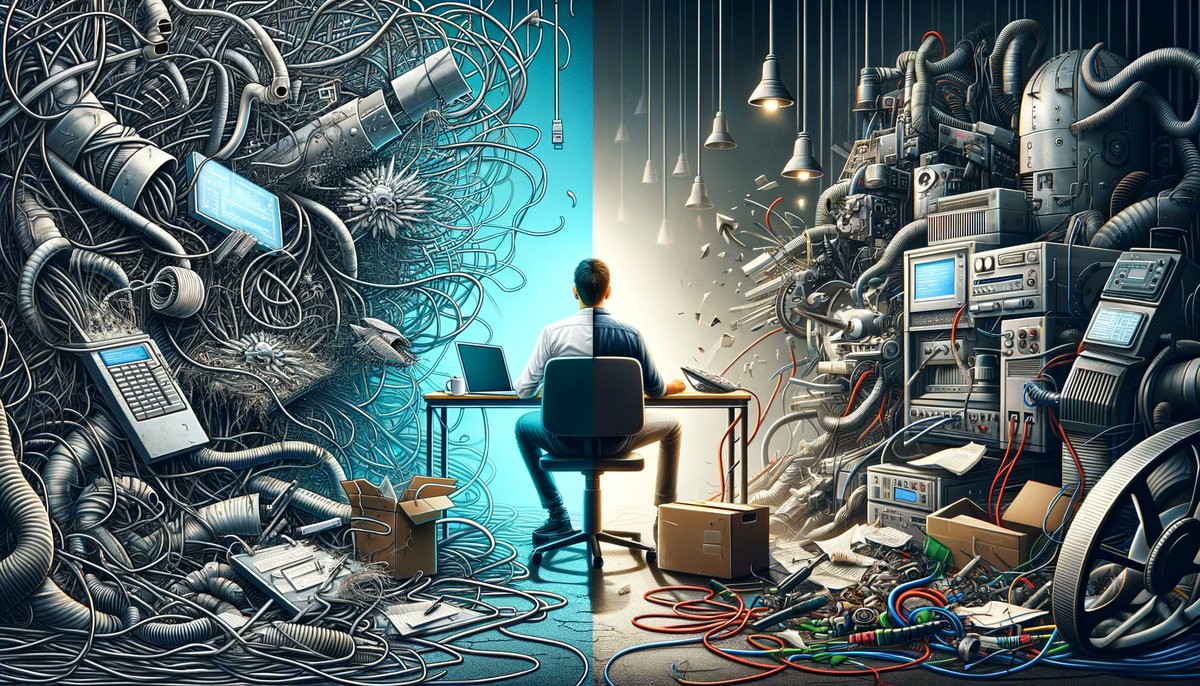 In pursuit of #automation, one should work smart, not hard. Working hard = complex system = complex bugs. Keep it simple; ask the right questions; sometimes it means not doing it at all.
#Productivity #TechInsights