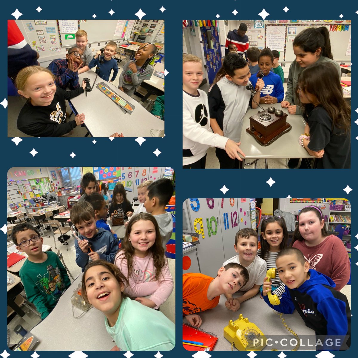 Having a ball exploring some ‘old technology’ with phones! We decided new phones are much better!
#weare126, #stony126