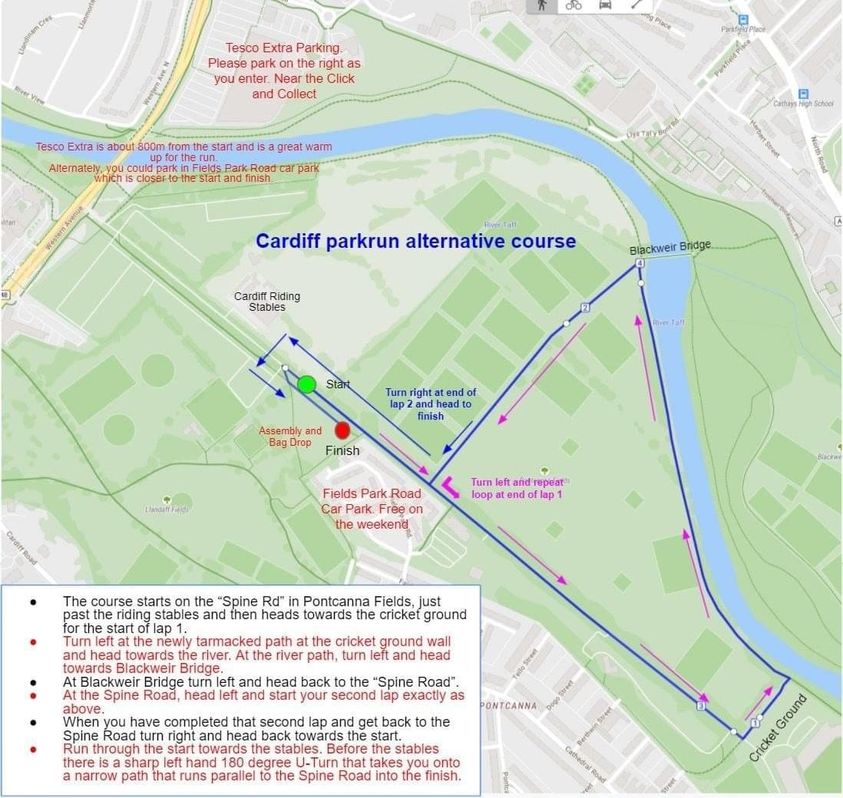 Sorry for the short notice folks, but we need to use our alternative course in Saturday 13th November - please see webpage post for details parkrun.org.uk/cardiff/?p=907