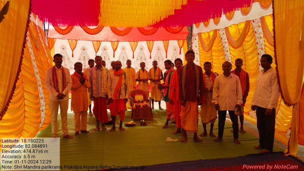 Ratha parikrama of TCamp GP