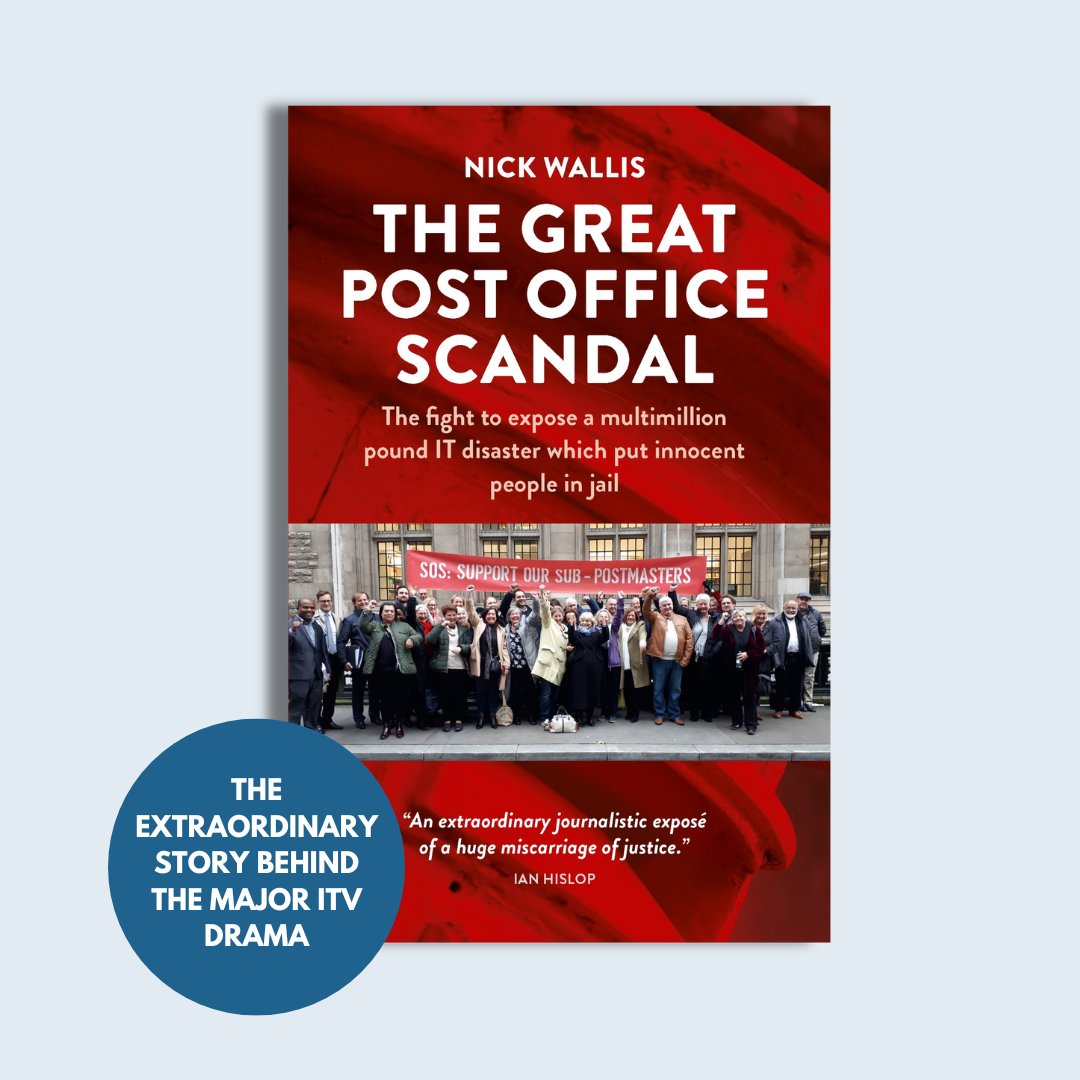 Bath Publishing (@bathpublishing) on Twitter photo For those wanting to know more of the scandal following #MrBatesVsThePostOffice, The Great Post Office Scandal by <a href="/nickwallis/">Nick Wallis</a> is a great resource which expands on the scandal further - available from all good bookshops and direct📚
#postofficescandal #HorizonScandal For those wanting to know more of the scandal following #MrBatesVsThePostOffice, The Great Post Office Scandal by <a href="/nickwallis/">Nick Wallis</a> is a great resource which expands on the scandal further - available from all good bookshops and direct📚
#postofficescandal #HorizonScandal