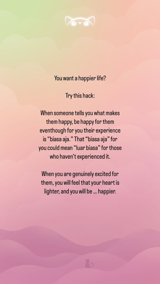 aMrazing's tweet photo. “If someone is excited about something and you make the feel stupid about it, you’re the worst kind of person.” https://t.co/Ovwcy0G2lR