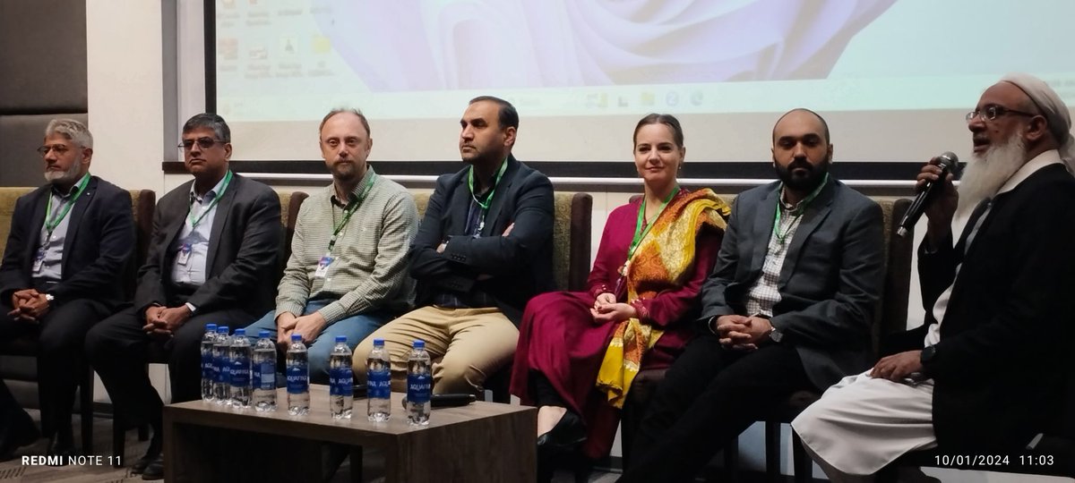 PKCERT_official's tweet photo. National CERT steers the cyber security vision at ReCyP:HER 2024, IBA-Karachi. Dr. Haider Abbas, Director General of PKCERT, shared insights on government initiatives, regulations, & the pivotal role of CERTs.
#NationalCERT #ReCyPHER2024 #CyberSecurityPakistan #PKCERT #IBACICT https://t.co/yLgyYLOMuY