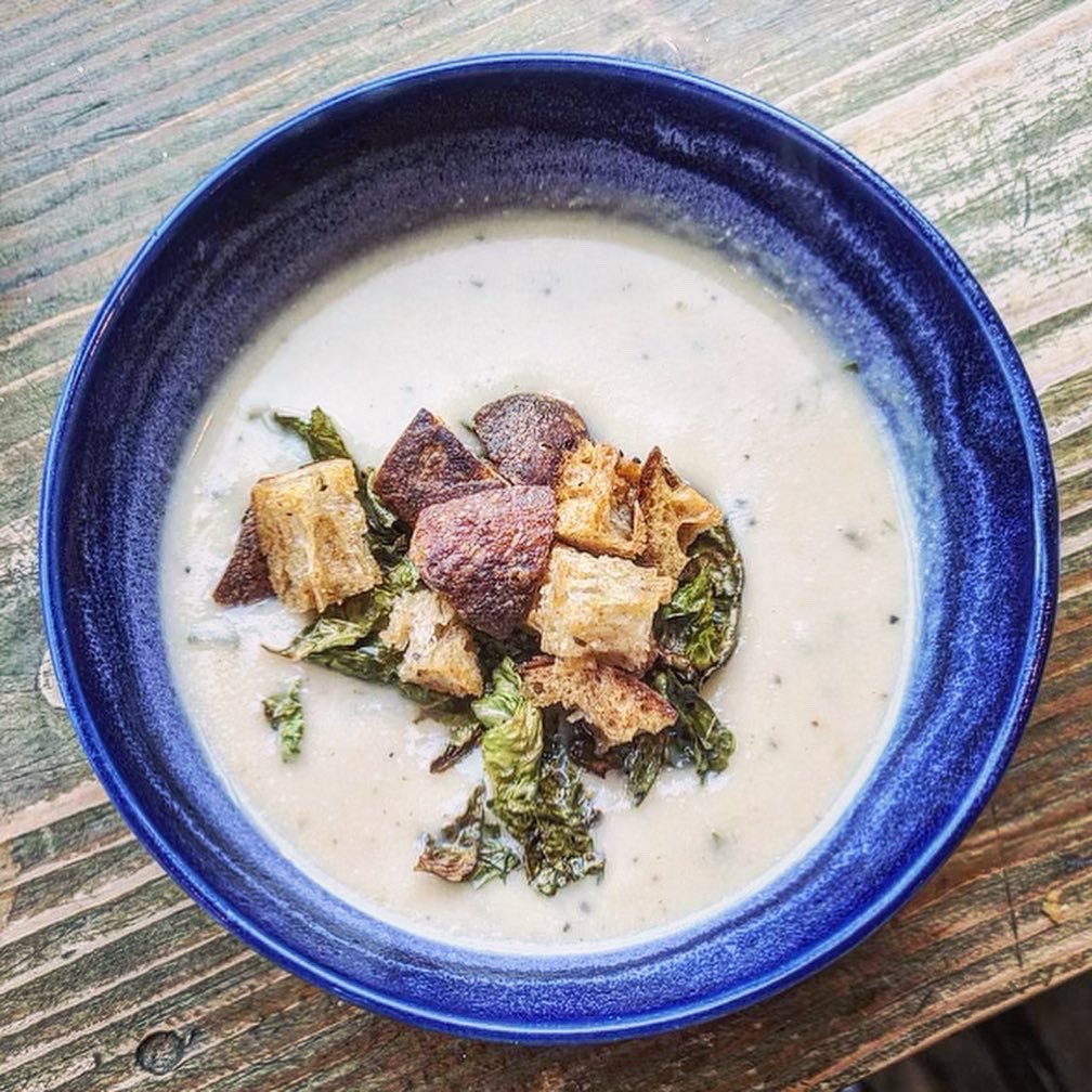 sparrowcardiff's tweet photo. Mouth-watering homemade soup now available at Sparrow.

Roast tomato, Parsnip &amp; Lime, and Cauliflower &amp; Fennell PLUS the best sourdough croutons ever!

Suitable for:
• Vegans
• Foodies
• Health freaks
• Lunch lovers
• Cold people

Come in and grab some before it’s all gone! https://t.co/E9Sa4at13f