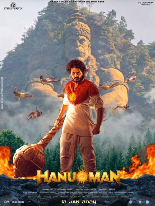 #HanuMan WHAT A VISION!
It's a movie that should be watched by ALL &amp; a team that must be applauded. The story, heroism &amp; our own Indian superhero, the director's fantastic vision, BGM, music, VFX, the blend of modern &amp; traditional, &amp; a mindblowing, mindboggling climax!
Pls watch