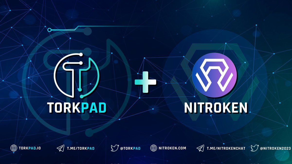 Digital_Diary1's tweet photo. πͺ @TorkPad excitedly joins forces with @Nitroken2023 for an upcoming IDO partnership!
πͺ #Nitroken pioneers decentralized solutions in Defi & SocialFi, emerging as a leading force in the sector through innovative blockchain-based projects.
π½VISIT
https://t.co/muTANVNXx7
#DigitalDiary