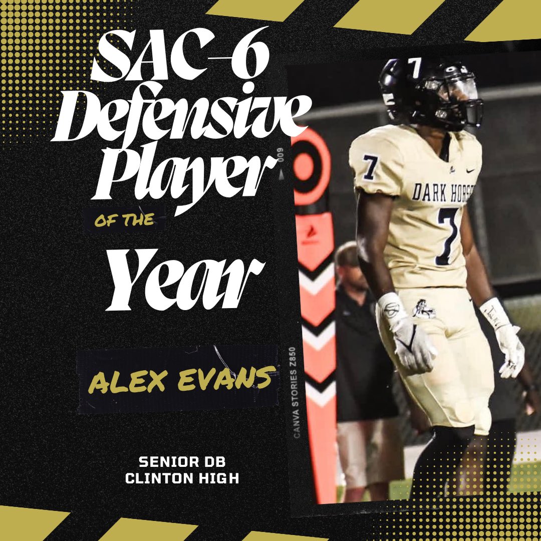 bucksweepsports's tweet photo. Clinton football players sweep all the major conference awards in the 2A Southeastern Athletic Conference. Congratulations to all of them one of the most talented groups I have seen hit the gridiron. #GoHorses #ClintonU https://t.co/jGqVD8w15D