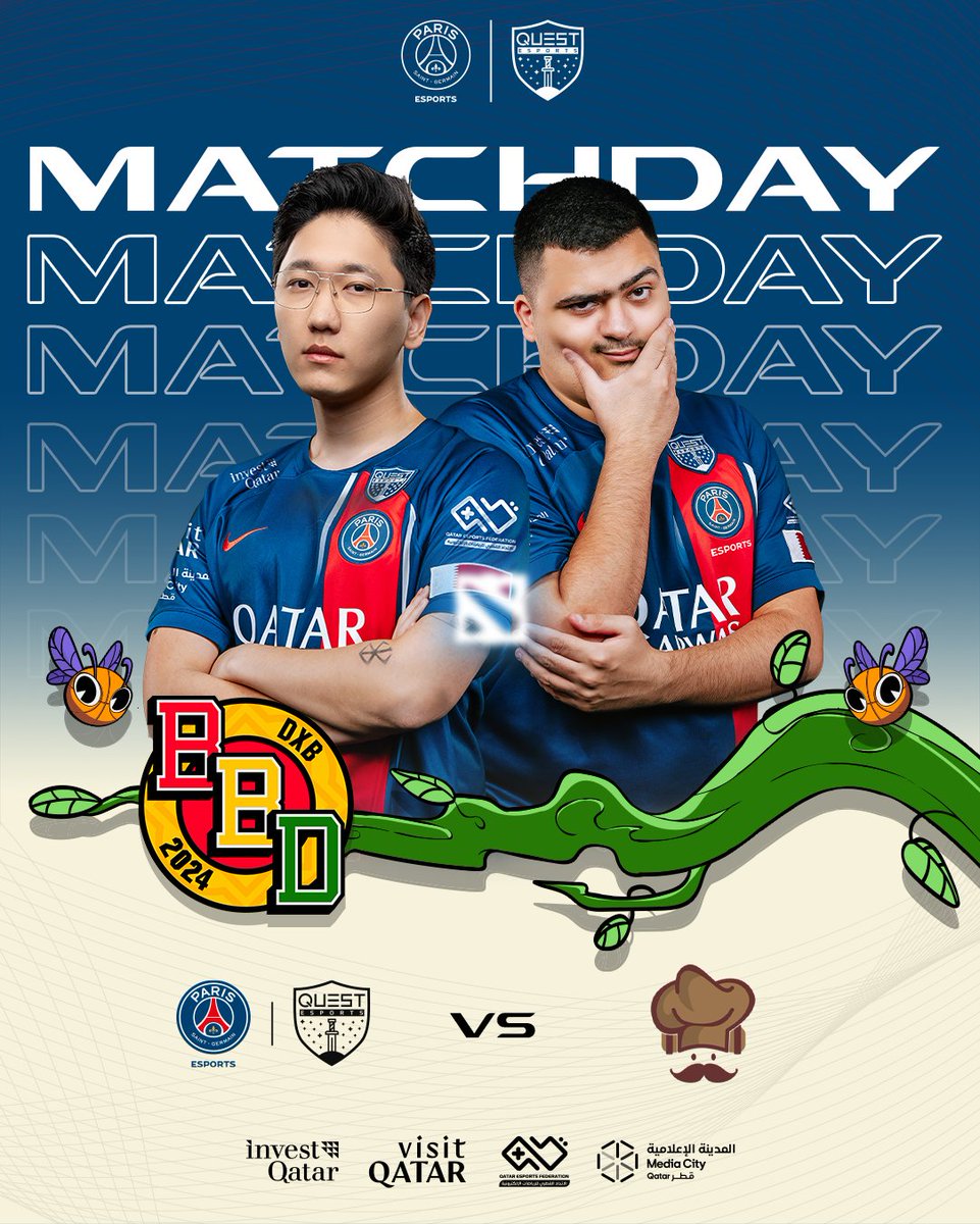 PSGQuest's tweet photo. First game of 2024, let's rock! Playing live against Riyadh Chefs. Watch it here: https://t.co/aHdVgEsOOu
#PSGQuest https://t.co/FyTa5zOZ5g