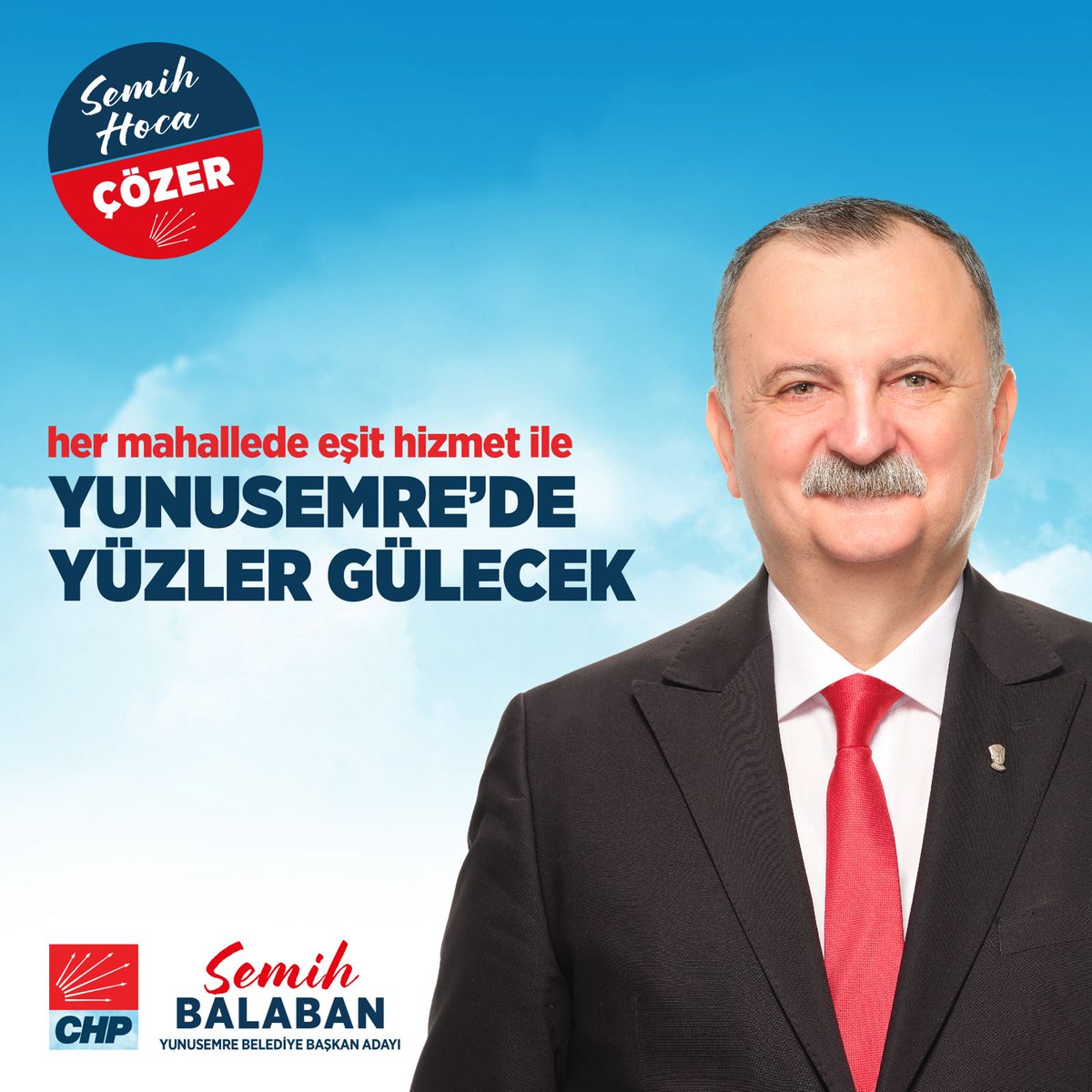 semihbalaban45's tweet photo. Her mahallede eşit hizmet ile Yunusemre'de yüzler gülecek.

#SemihHocaÇözer #Yunusemre #CHP https://t.co/rA9l4ANY0j